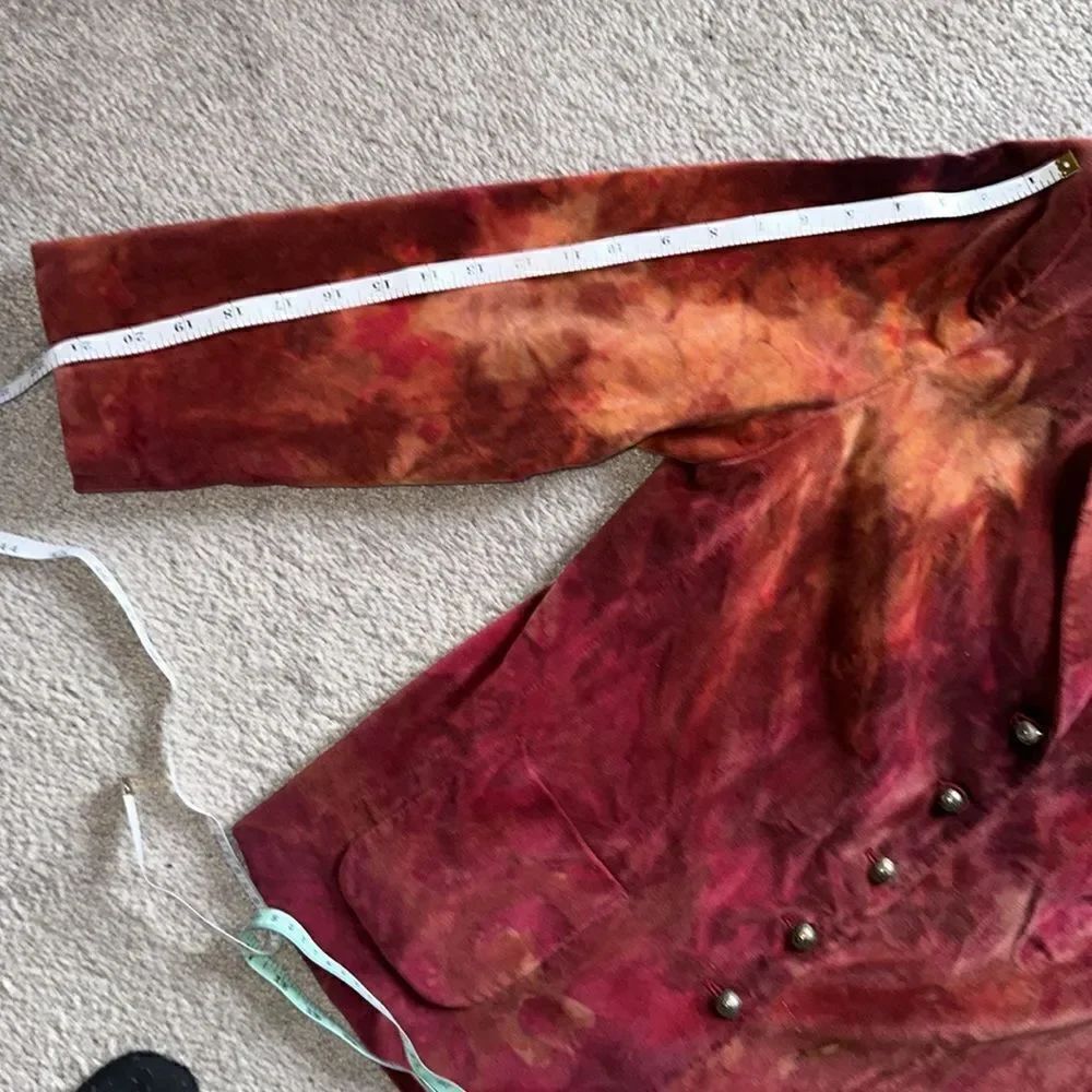 🔥Rare! Rough Tumble Velvet Retro Blazer Jacket! - Picture 10 of 11